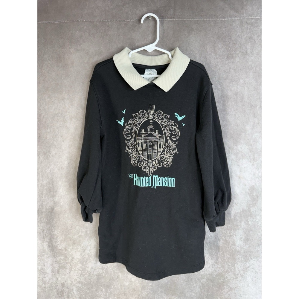 Disney Haunted Mansion Collared Sweater Dress Kid's Girl's Size 5/6